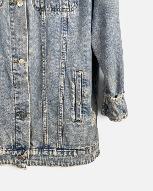Campera jean celeste indian