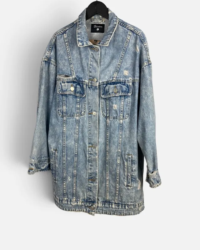 Campera jean celeste indian