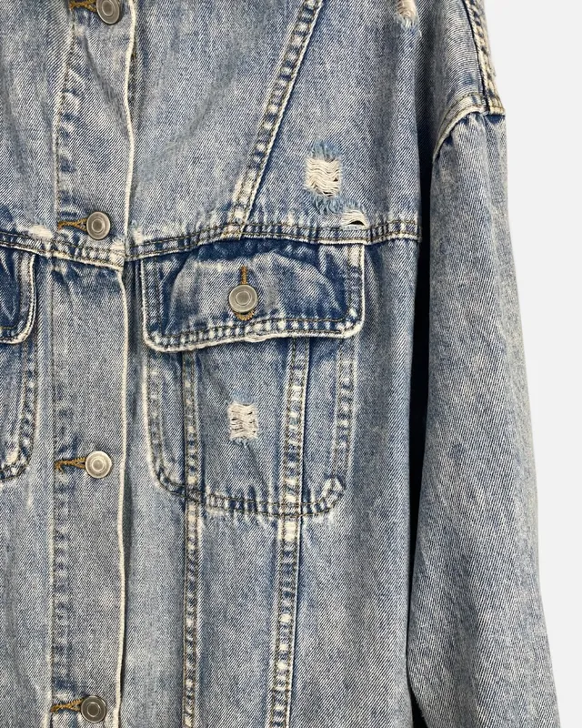 Campera jean celeste indian