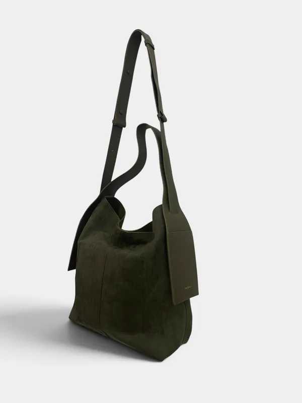 Bolso en tela y eco cuero al hombro songmont