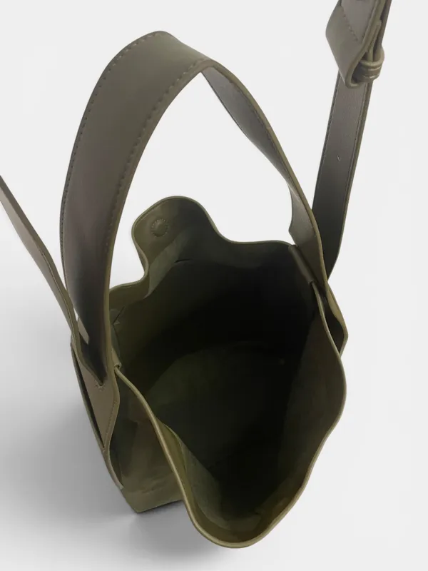 Bolso en tela y eco cuero al hombro songmont