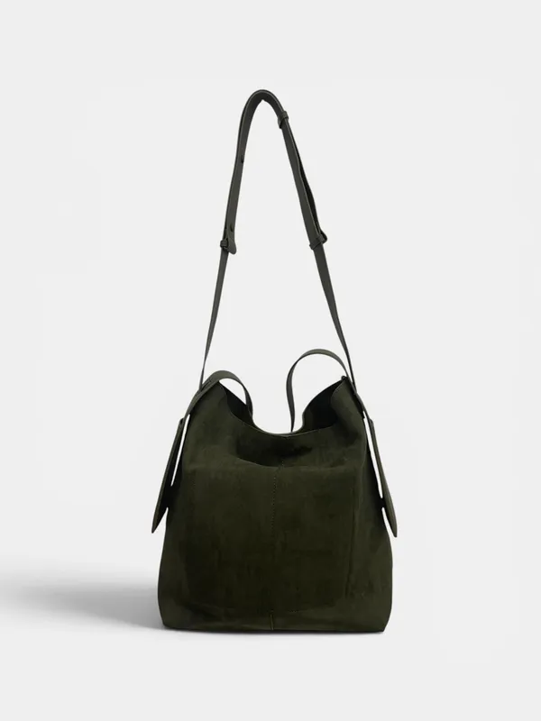 Bolso en tela y eco cuero al hombro songmont