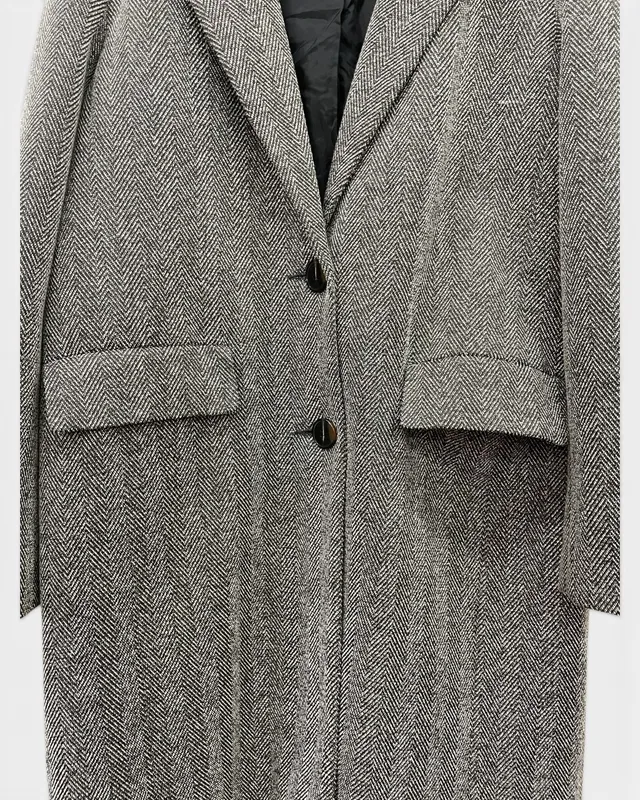 Blazer largo espigado petite