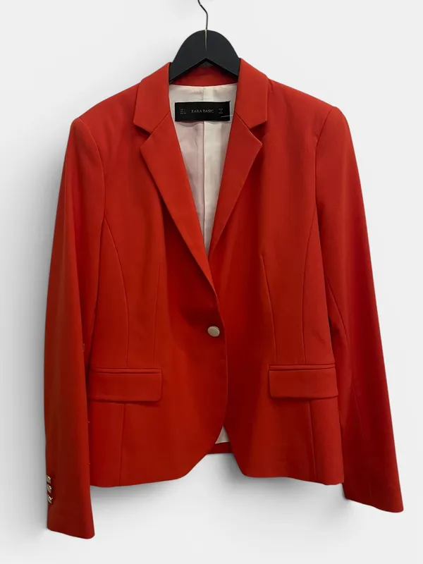 Blazer color zara basic