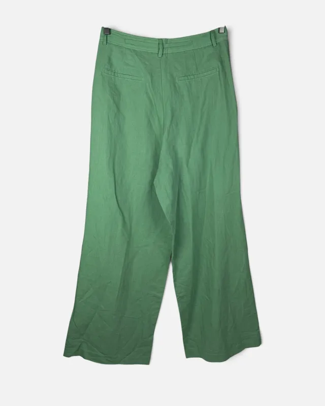 Pantalon verde c/laso zara