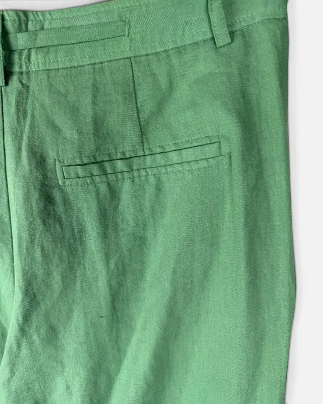 Pantalon verde c/laso zara