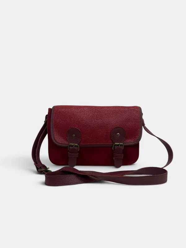 Cartera bandolera cuero isidora