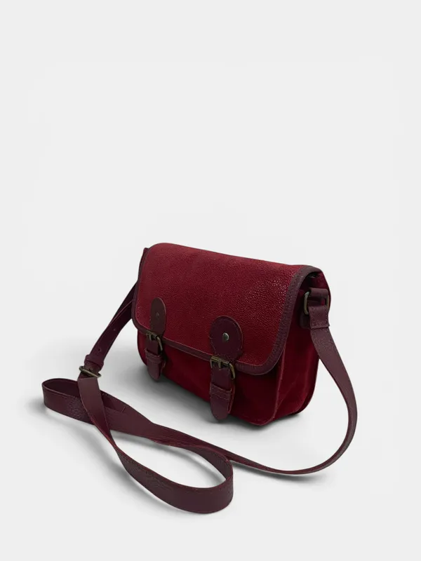 Cartera bandolera cuero isidora