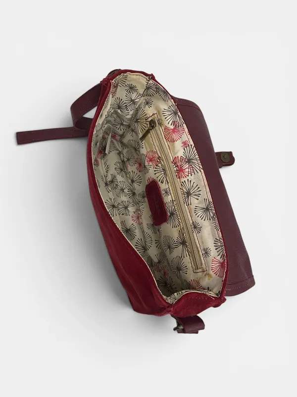 Cartera bandolera cuero isidora