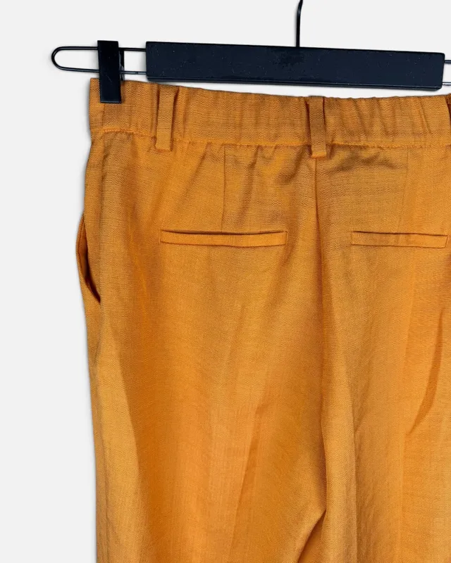 Pantalon naranja c/pinzas h&m