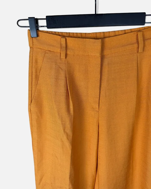 Pantalon naranja c/pinzas h&m