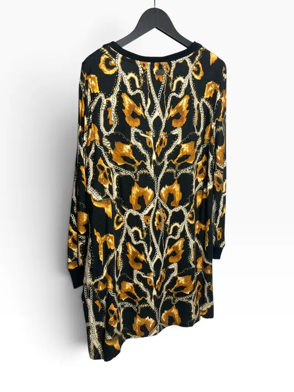 Vestido animal print c/puño maria cher