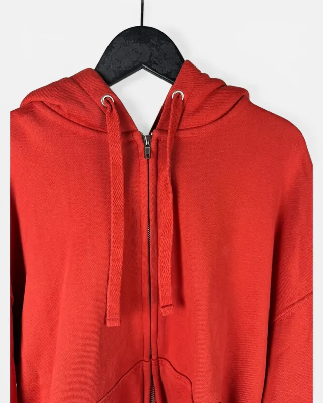 Campera felpa roja h&m