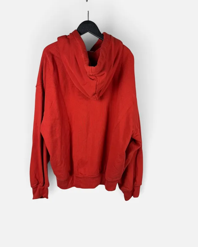 Campera felpa roja h&m