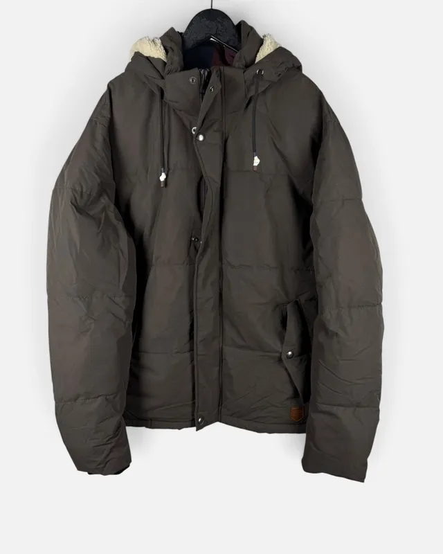 Campera marron c/capucha jack&jones
