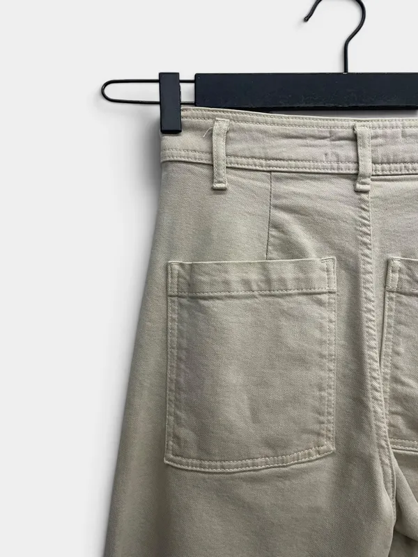 Jean marine gabardina zara