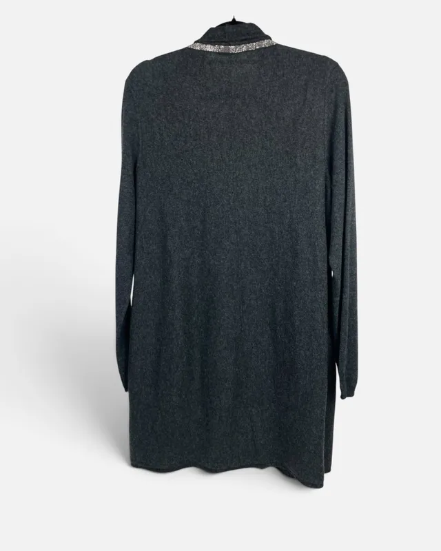 Saco gris c/detalle strass tonet