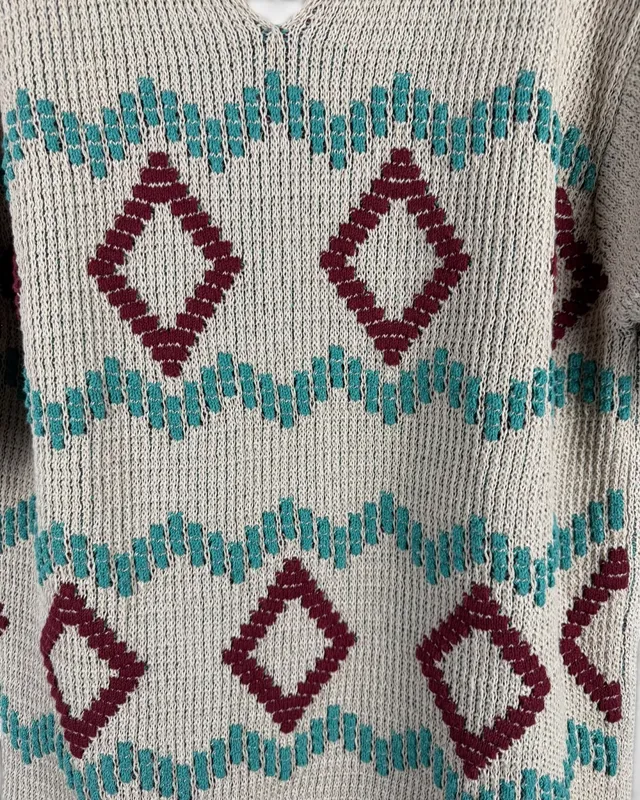 Remera beige tejida zara