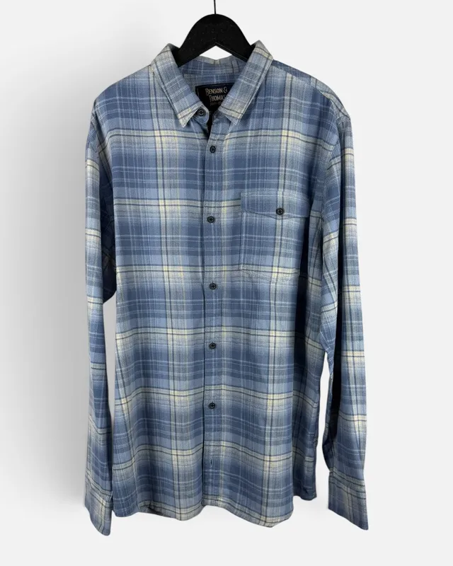 Camisa cuadrille celeste benson&thomas