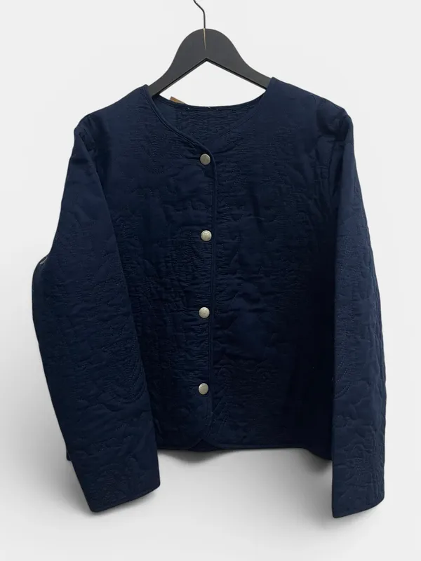 Chaqueta capitoneada azul