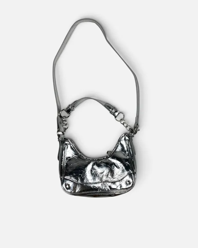 Cartera plateada symphorine