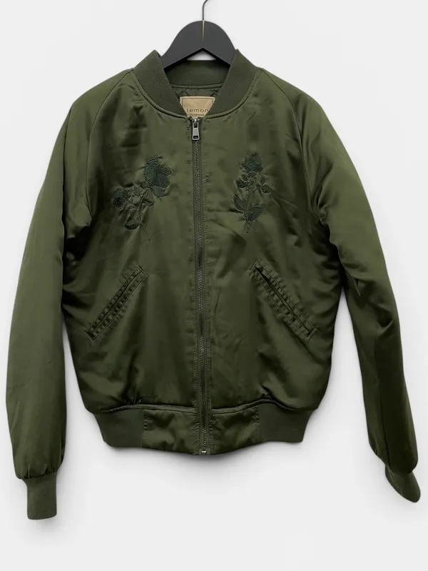 Campera aviadora bordada lemon