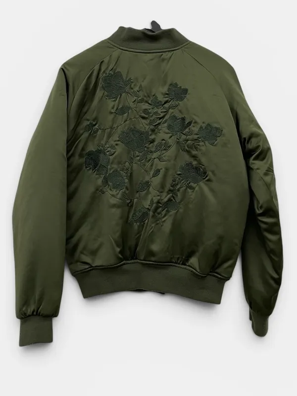 Campera aviadora bordada lemon