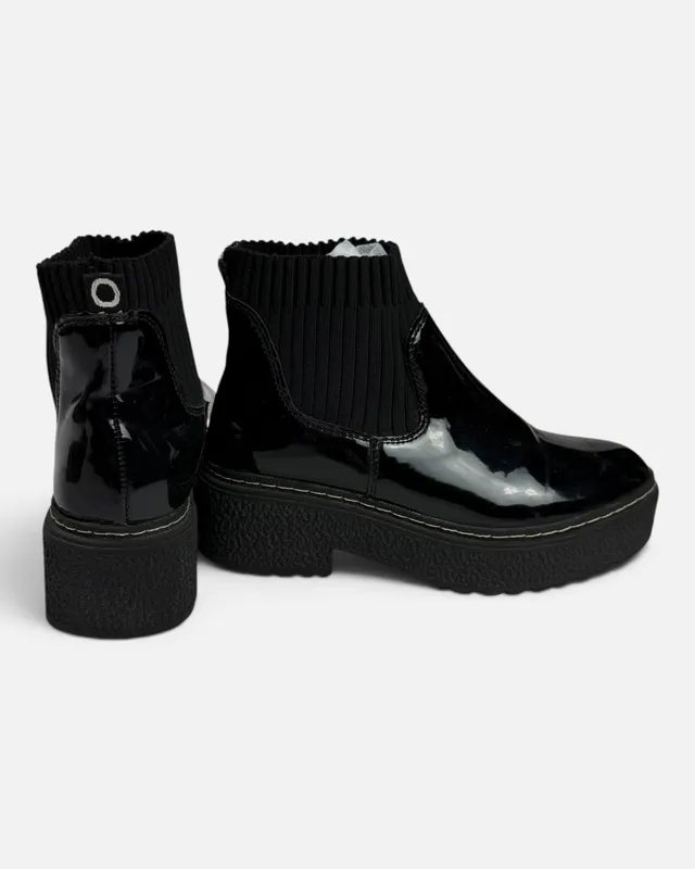 Botas negras charol miss carol