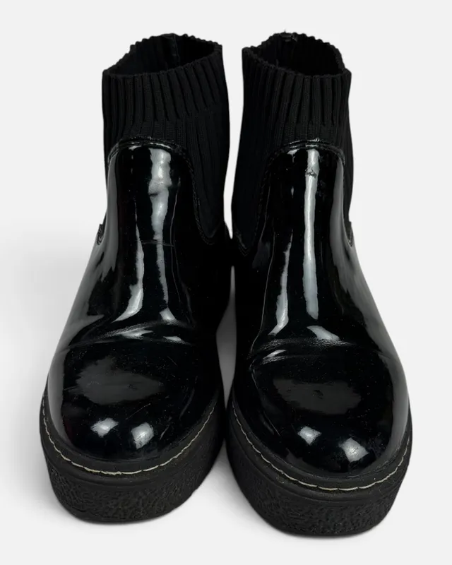 Botas negras charol miss carol