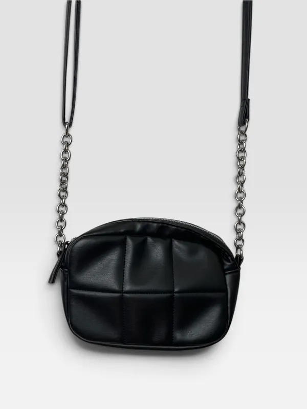 Cartera chica bandolera puff