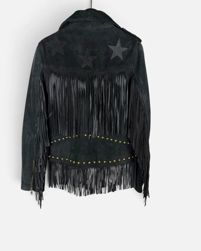 Campera gamuza negra kenya