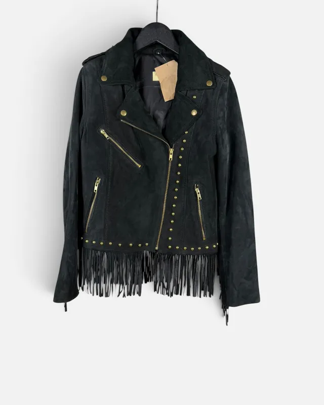 Campera gamuza negra kenya