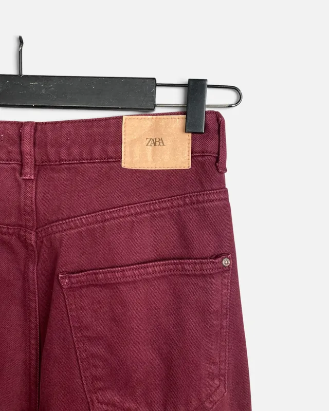 Jean bordo zara