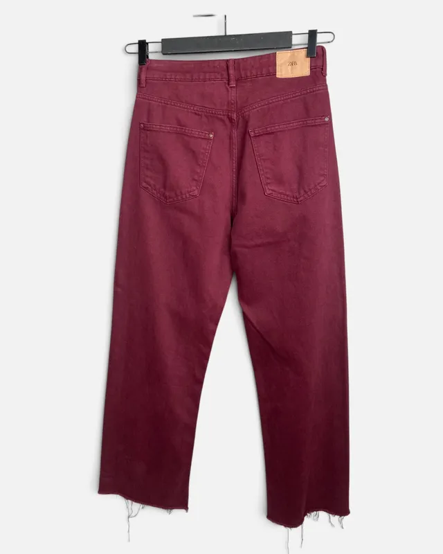 Jean bordo zara