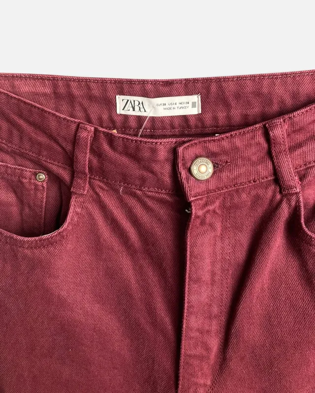Jean bordo zara