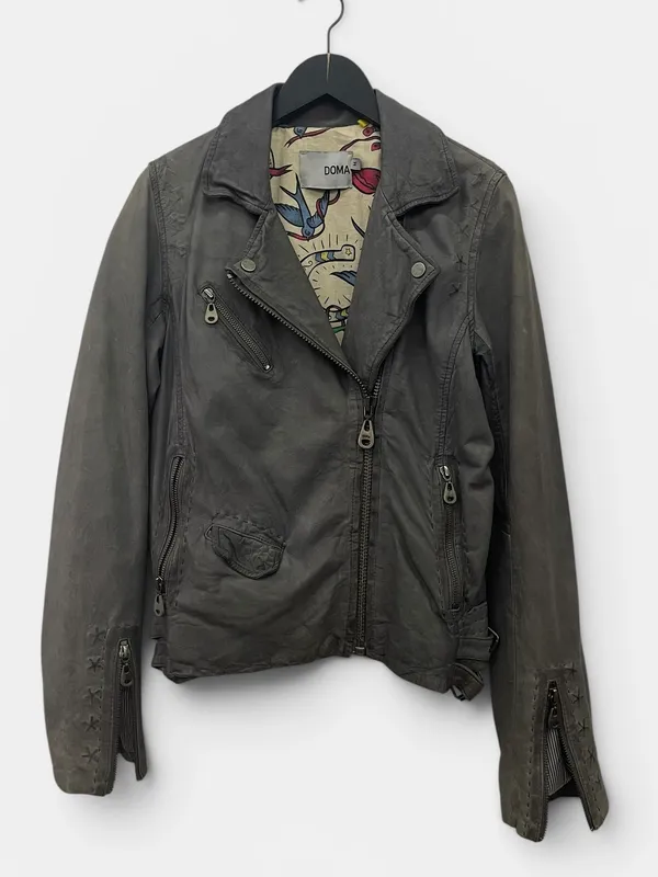 Chaqueta en cuero doma