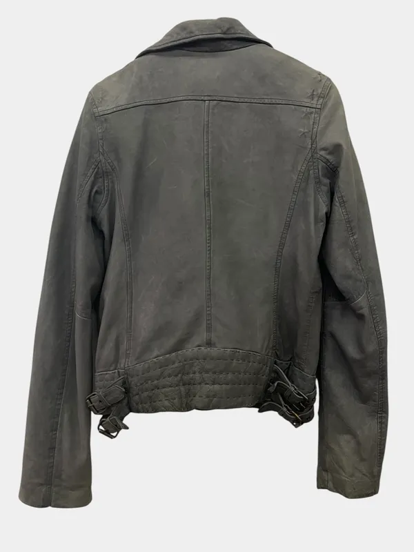 Chaqueta en cuero doma