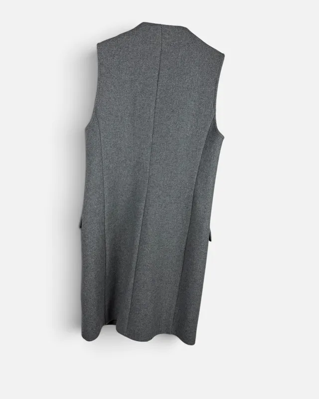 Chaleco gris zara