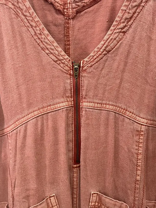 Mono jardinero largo teñido american eagle