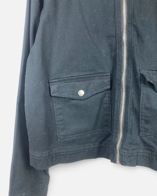 Campera negra baccini