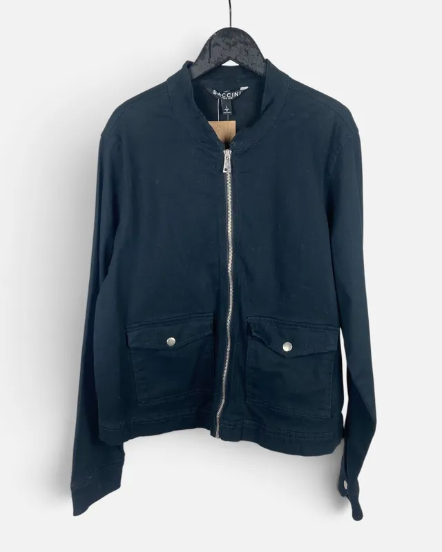 Campera negra baccini