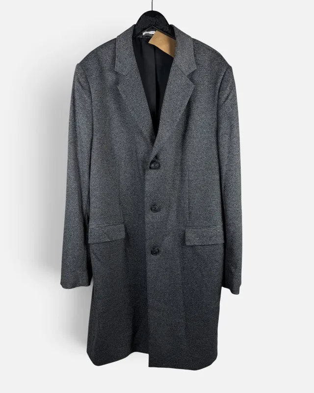Tapado gris jaspeado zara