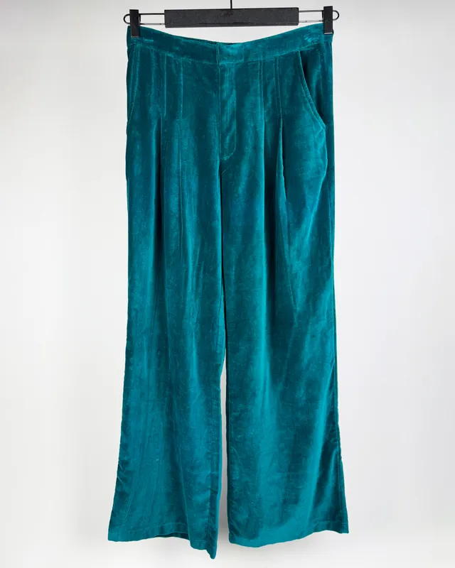 Pantalon terciopelo verde be ganesha