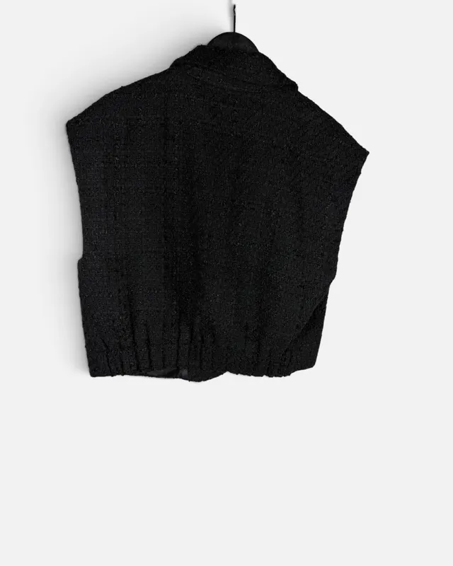 Chaleco negro zara