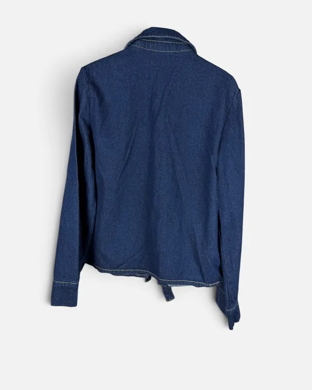 Chaqueta de jean c/lasos pieces