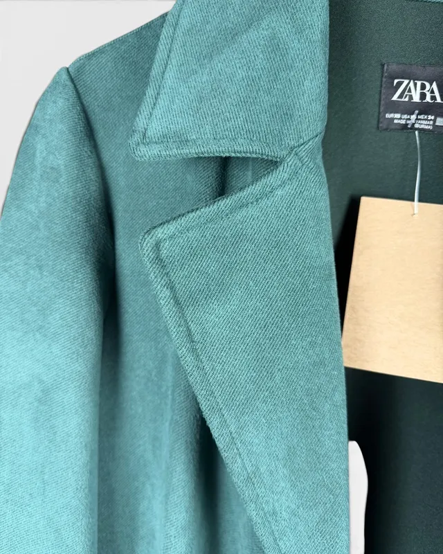 Tapado verde zara
