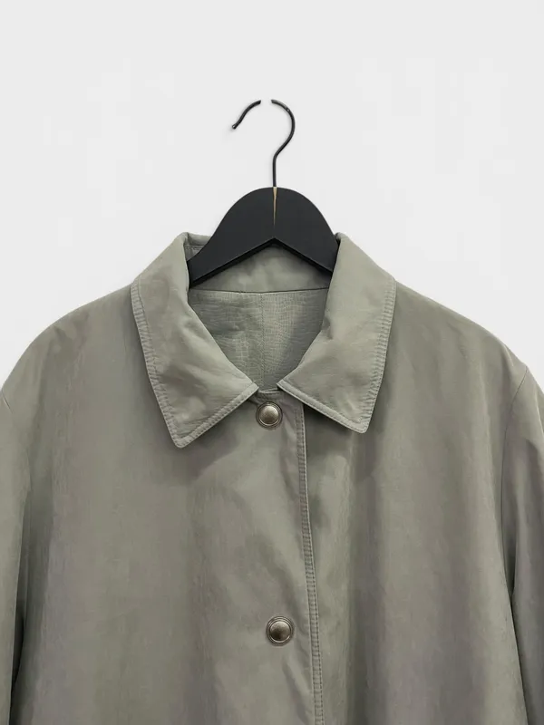 Gabardina reversible corta
