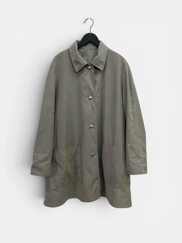 Gabardina reversible corta