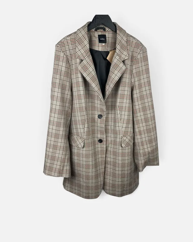 Blazer cuadrille allie