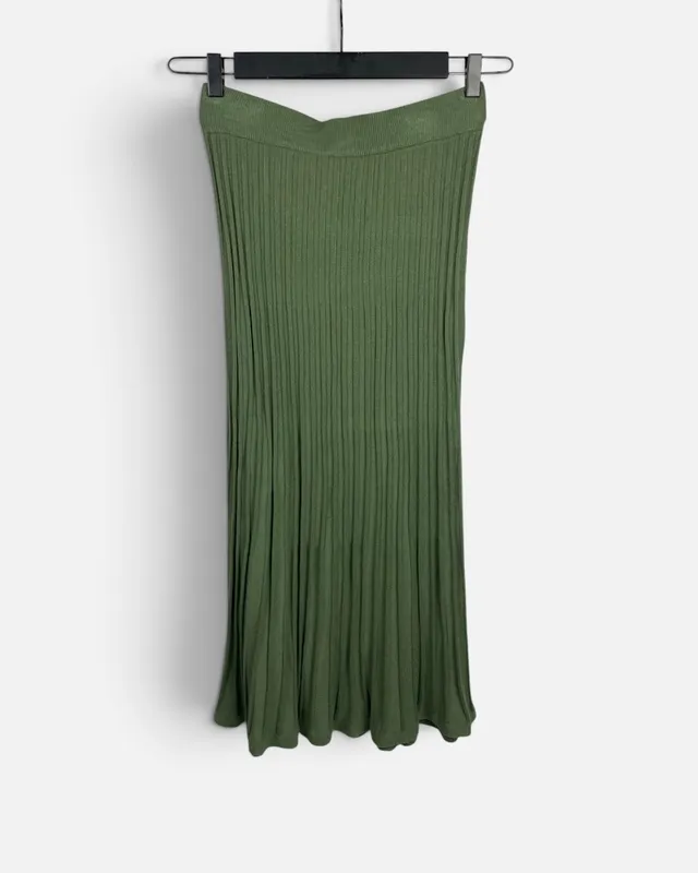 Pollera verde tejida daniel cassin